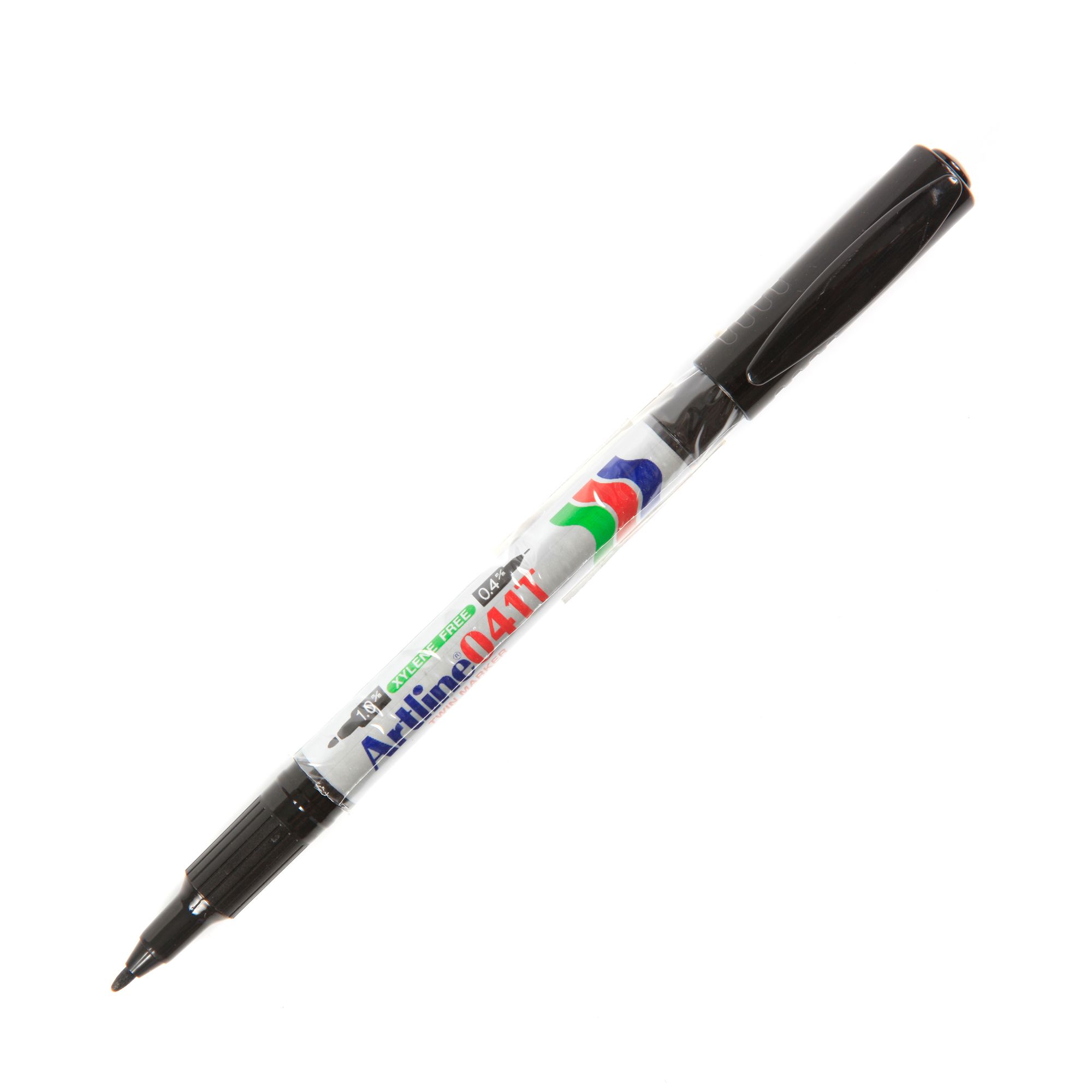 Bút hai đầu,đen 0.4-1.0mm EK-041TBK