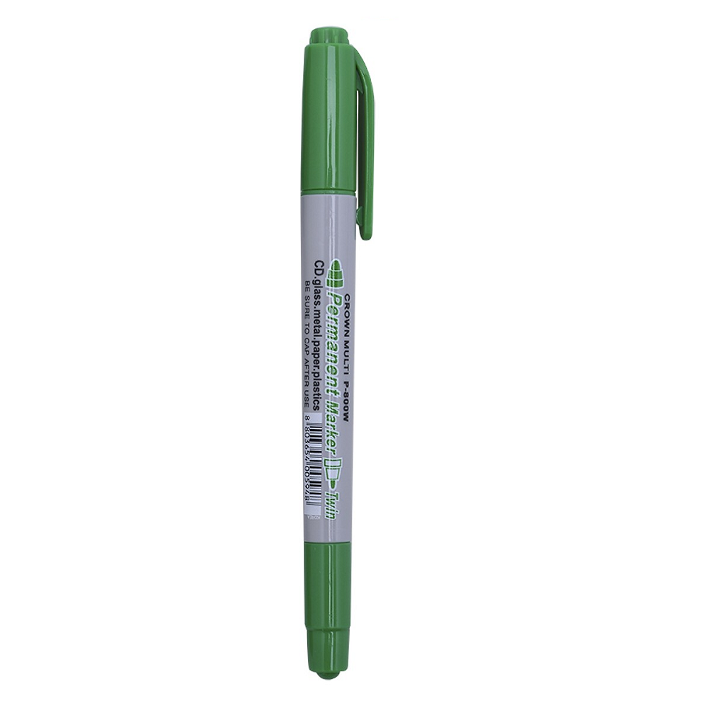 Bút Lông Dầu Crown P-800W (Mực Xanh Lá)