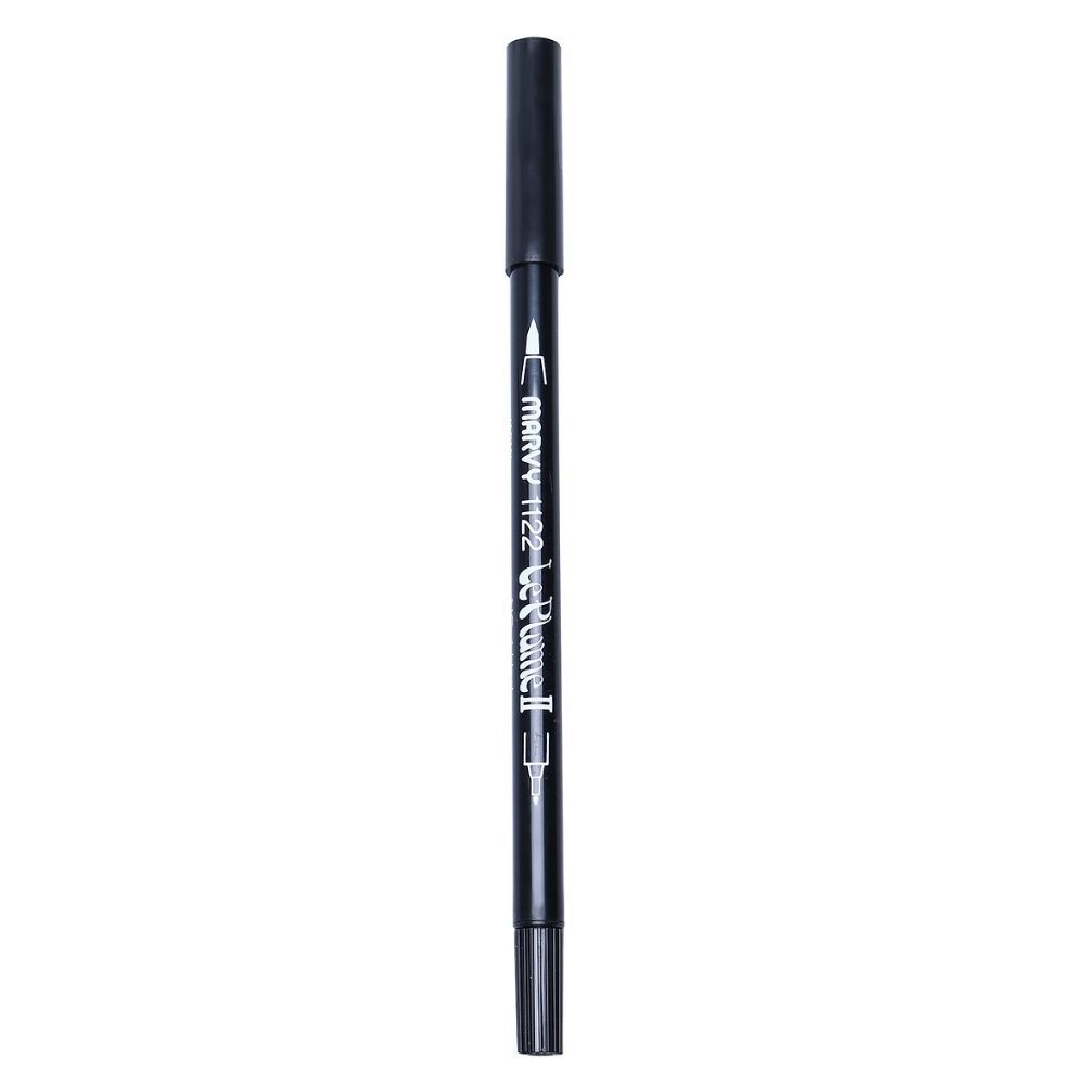 Bút Lông Hai Đầu Marvy 1122 No.1 - Black