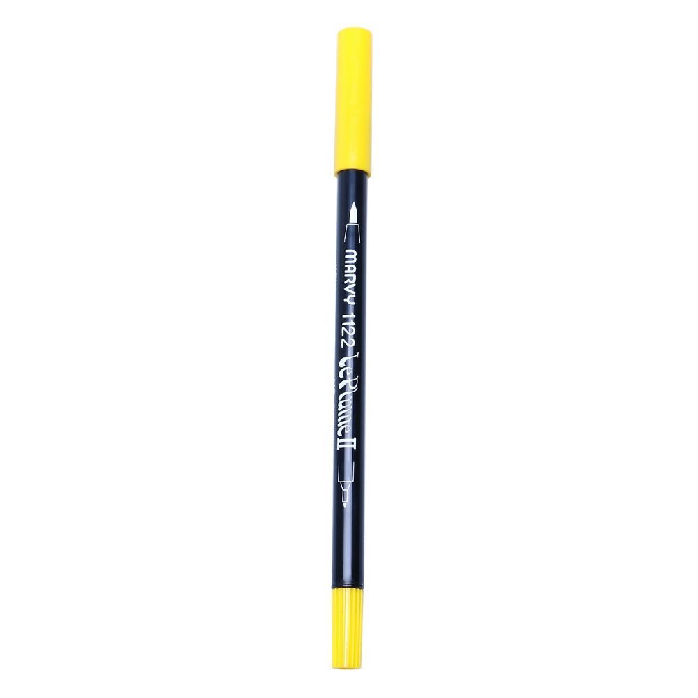 Bút Lông Hai Đầu Marvy 1122 No.22 - Lemon Yellow