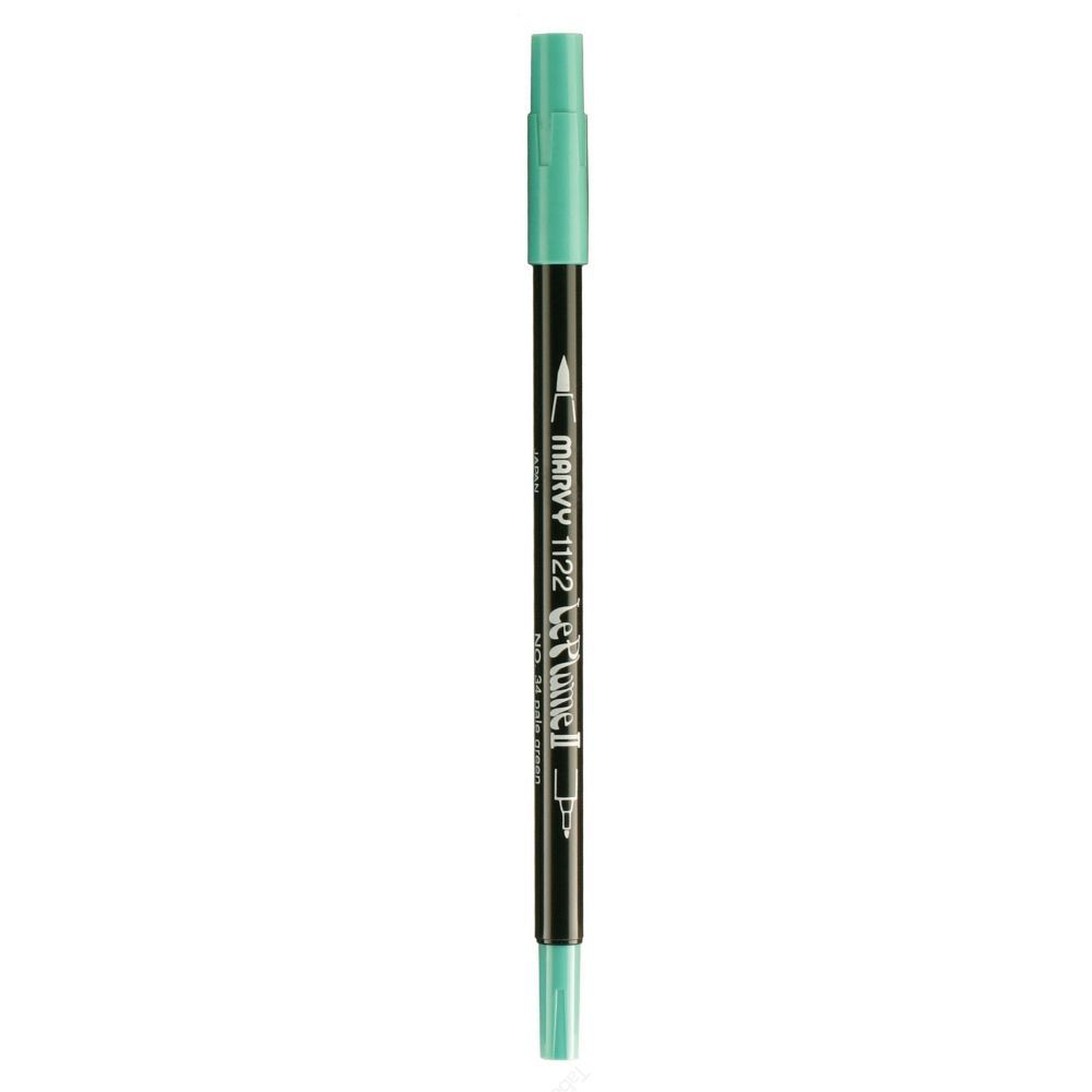 Bút Lông Hai Đầu Marvy 1122 No.34 - Pale Green