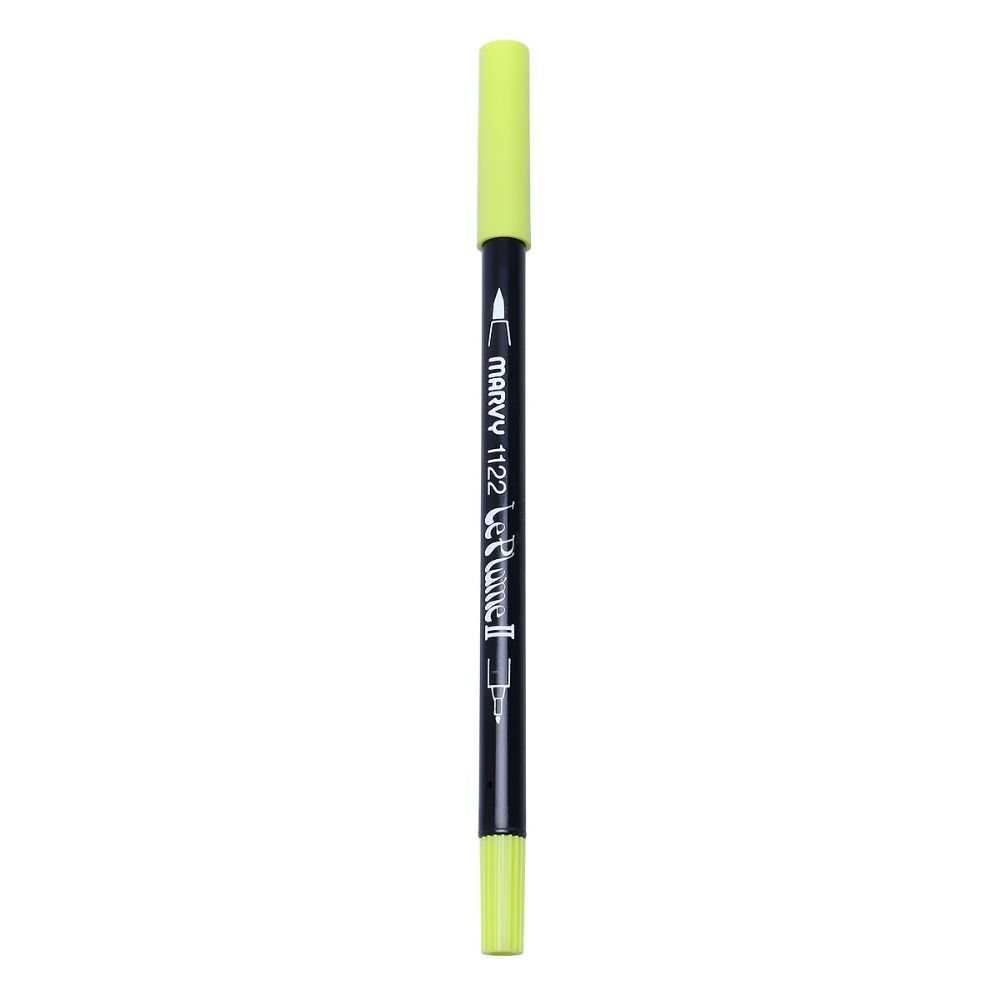 Bút Lông Hai Đầu Marvy 1122 No.52 - Yellow Green
