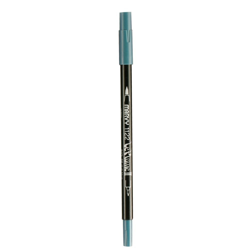 Bút Lông Hai Đầu Marvy 1122 No.56 - Dull Blue
