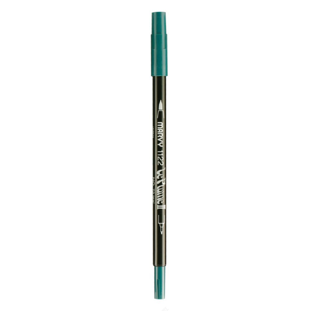 Bút Lông Hai Đầu Marvy 1122 No.73 - Teal