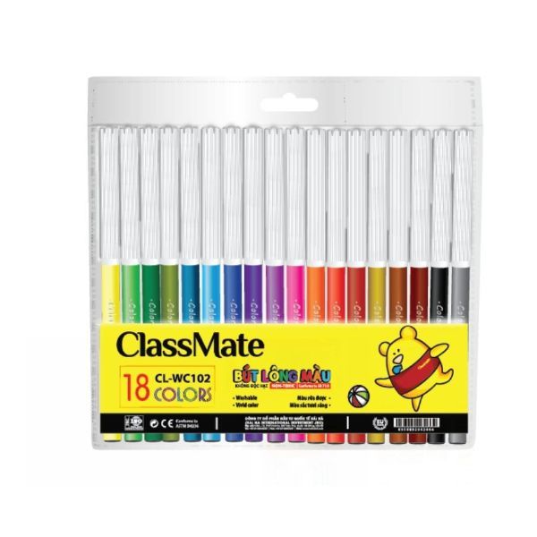Bút Lông Màu Class Mate 18 Màu CL-WC102