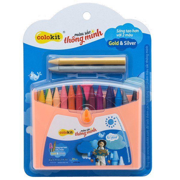 Bút Nhựa Màu Colokit PCR-C09 (Hộp 24 Màu)