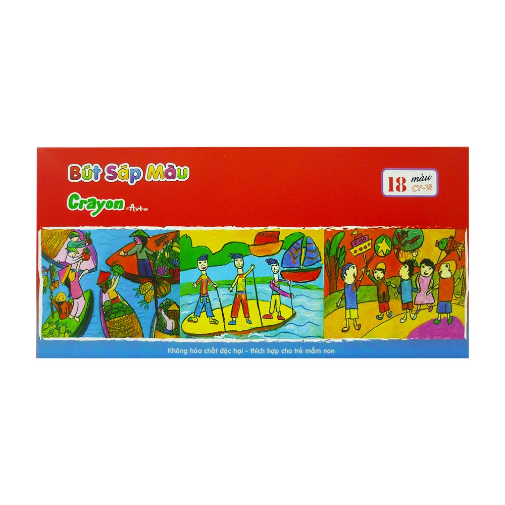 Bút Sáp Màu Crayon CY-13 (18 Màu )