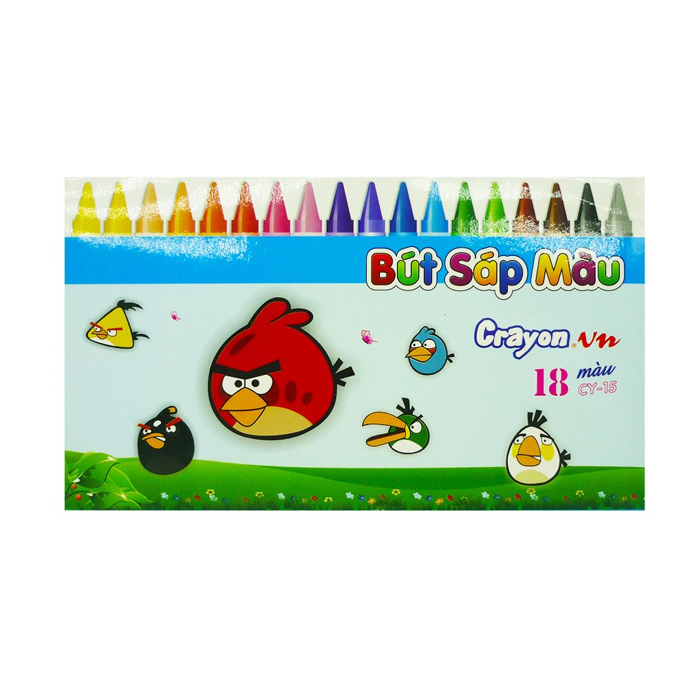 Bút Sáp Màu Crayon CY - 15 ( 18 Màu )