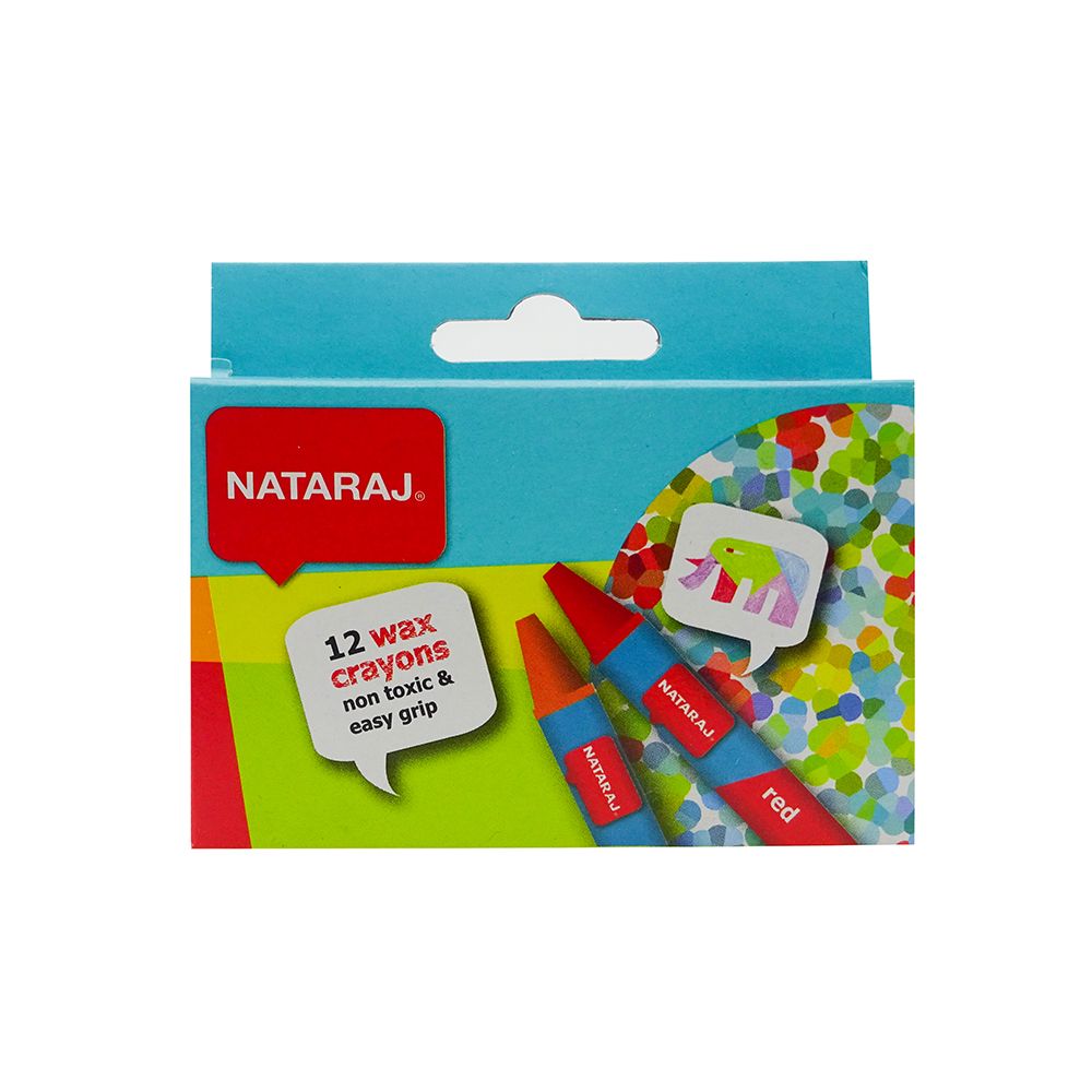 Bút Sáp Màu Nataraj (Hộp 12 Màu)