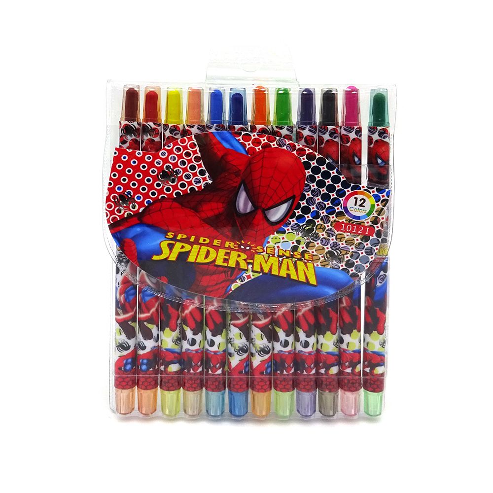 Bút Sáp Màu Spider-Man No.1012 - 12 Màu