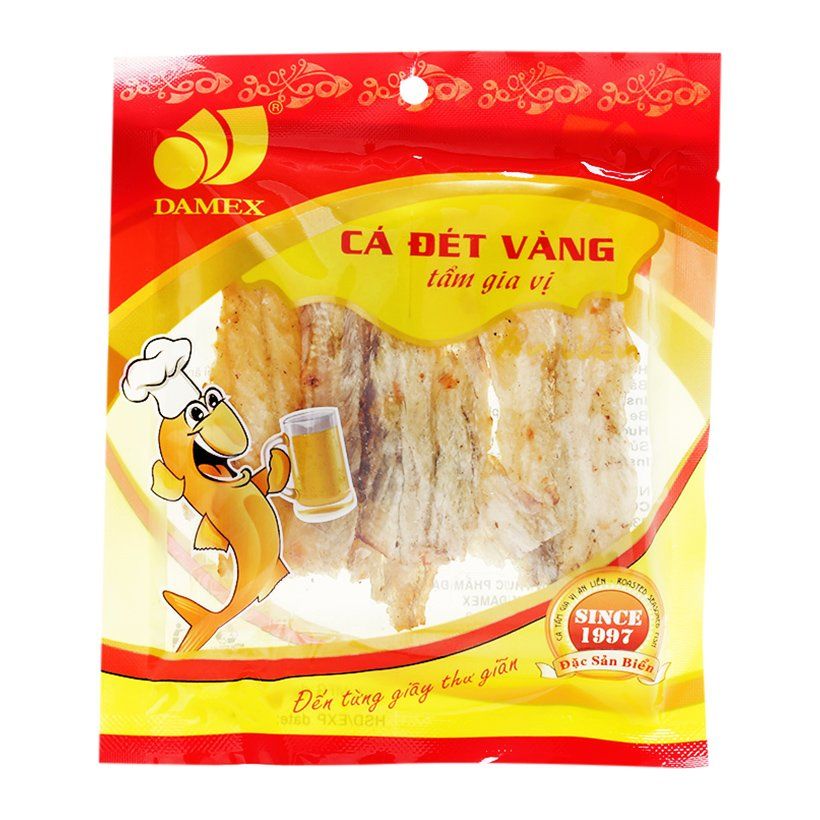 Cá Đét Vàng Tẩm Gia Vị Damex (20g)