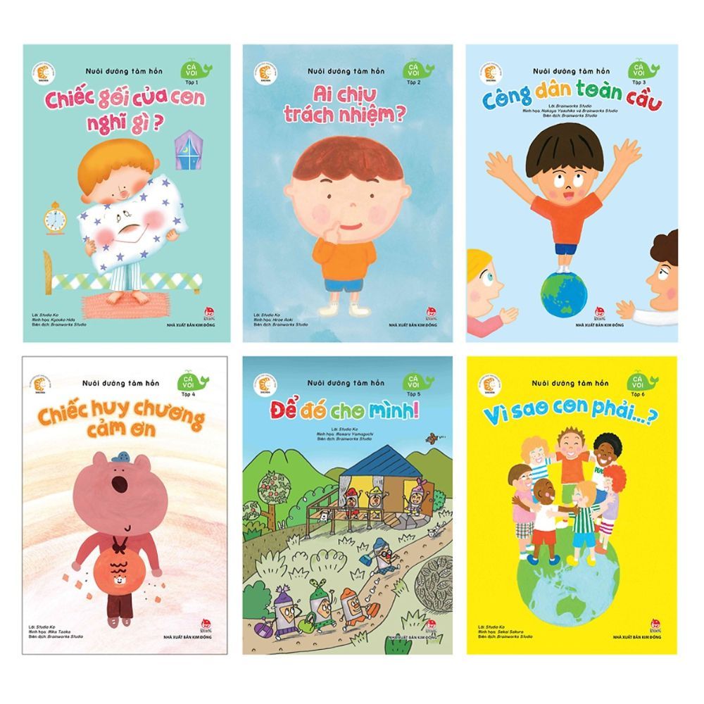 Nuôi Dưỡng Tâm Hồn - Cá Voi (Bộ 6 cuốn)