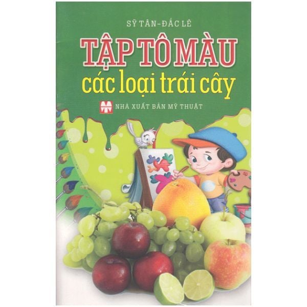 Tập tô màu các loại trái cây