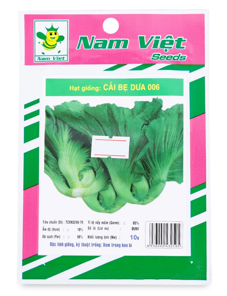 Hạt Giống: Cải Bẹ Dưa 006 Nam Việt