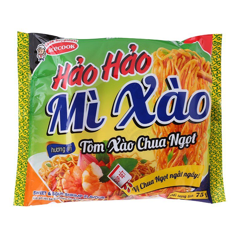 Mì Xào Hảo Hảo - Tôm Xào Chua Ngọt