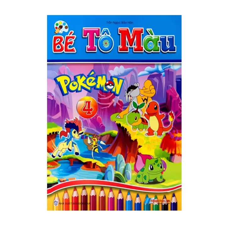 Sách - Bé Tô Màu Pokemon (Tập 4) - 8935072920371