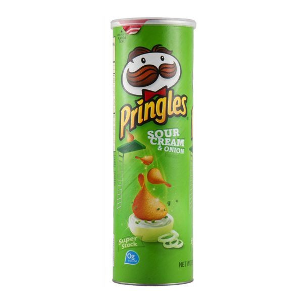 Khoai Tây Chiên Pringles Vị Potato Sour Cream And Onion (107g)