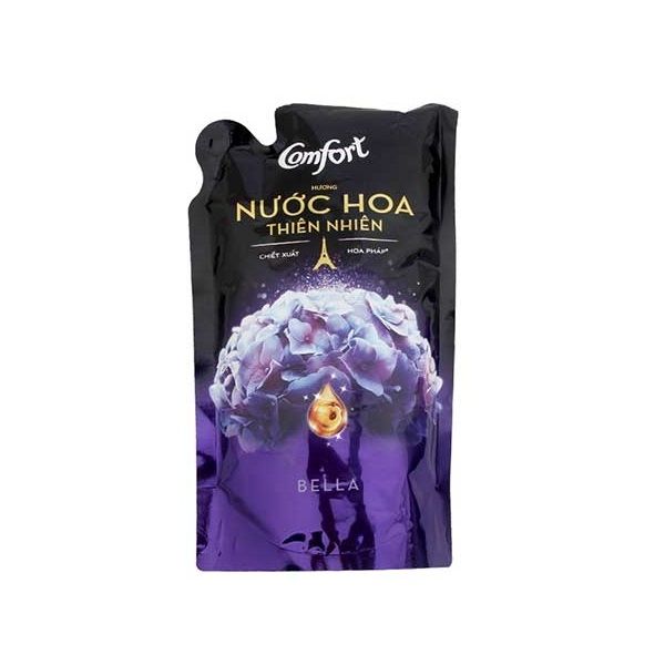 Nước Xả Vải Comfort Hương Nước Hoa Thiên Nhiên Chiết Xuất Hoa Pháp Bella 750ml
