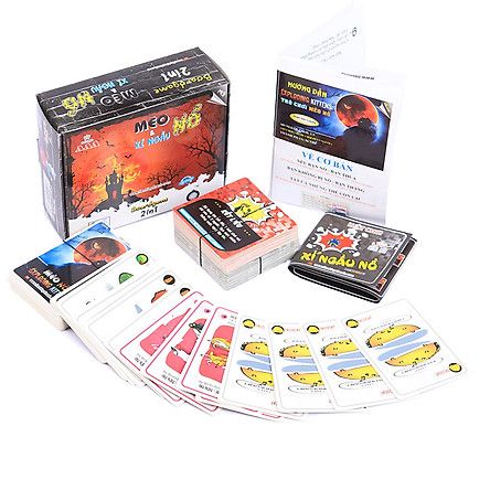 Boardgame 2in1 mèo nổ - xí ngầu nổ