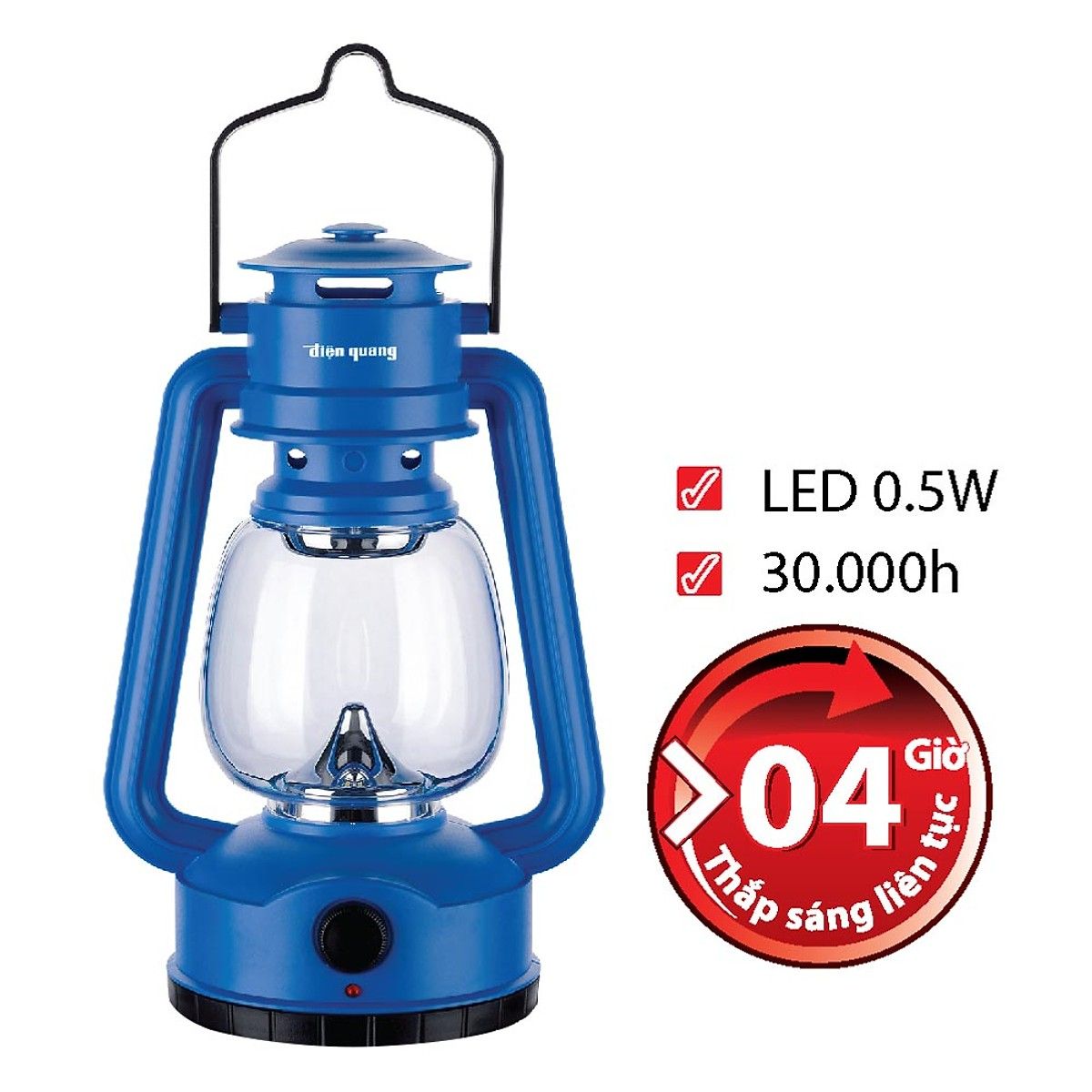 Đèn Sạc Led (ĐQ PRL04 B)