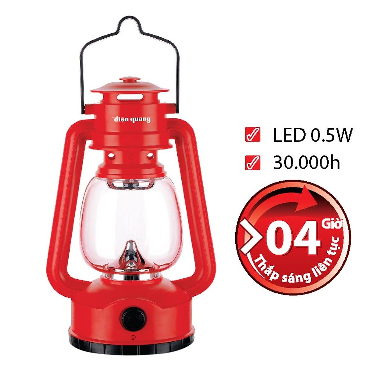 Đèn Sạc Led (ĐQ PRL04 R)