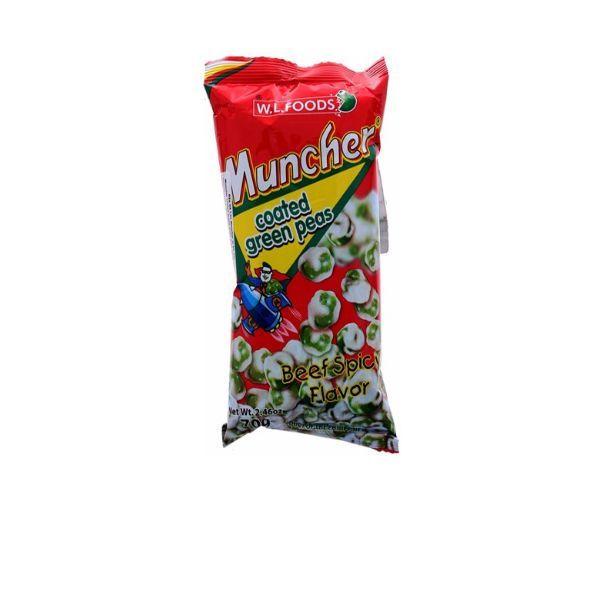 Đậu Hà Lan Muncher Bò Vị Cay (70g)