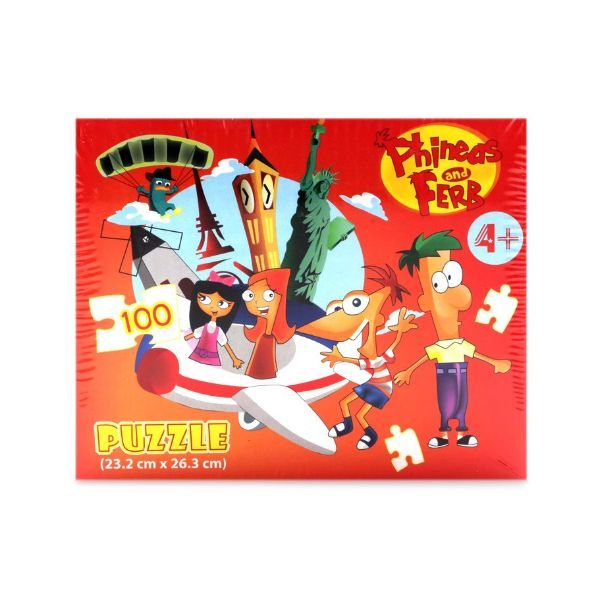 Đồ Chơi Giấy - Phineas And Ferb (23.1x26.3cm)