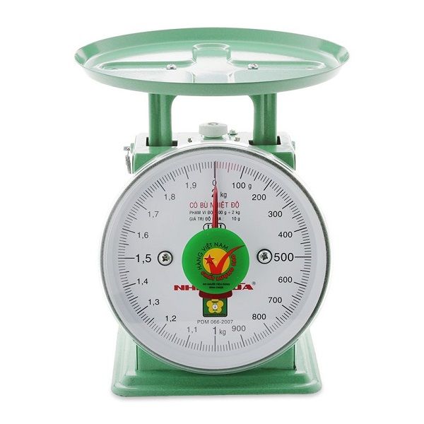 Cân Đồng Hồ Lò Xo Nhơn Hòa 2 Kg