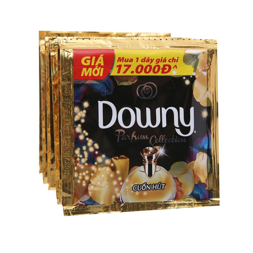Dây Nước Xả Downy Hương Nước Hoa Cuốn Hút (10 Gói x 20ml)