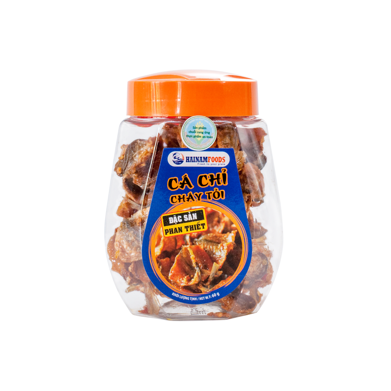 Cá Chỉ Cháy Tỏi - HaiNamFoods - Hũ 60g