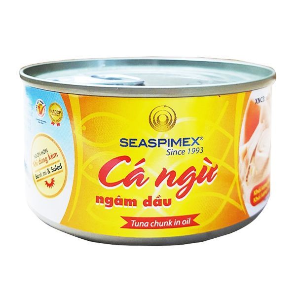  Cá Ngừ Ngâm Dầu Seaspimex (185g) 