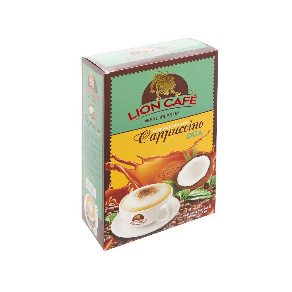 LION Hòa tan 4in1 - Vị dừa (360g/hộp)