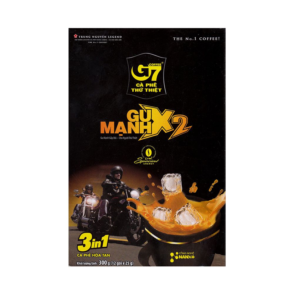 Cà Phê Hòa Tan G7 Gu Mạnh (12 gói x 25g)