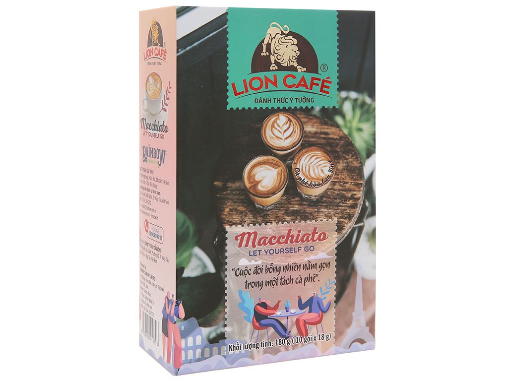 LION Hòa tan 3in1 - Macchiato (180g/hộp)