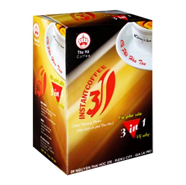 Cà Phê Hòa Tan Sữa Vị Nhẹ 3in1 Thu Hà (340g)