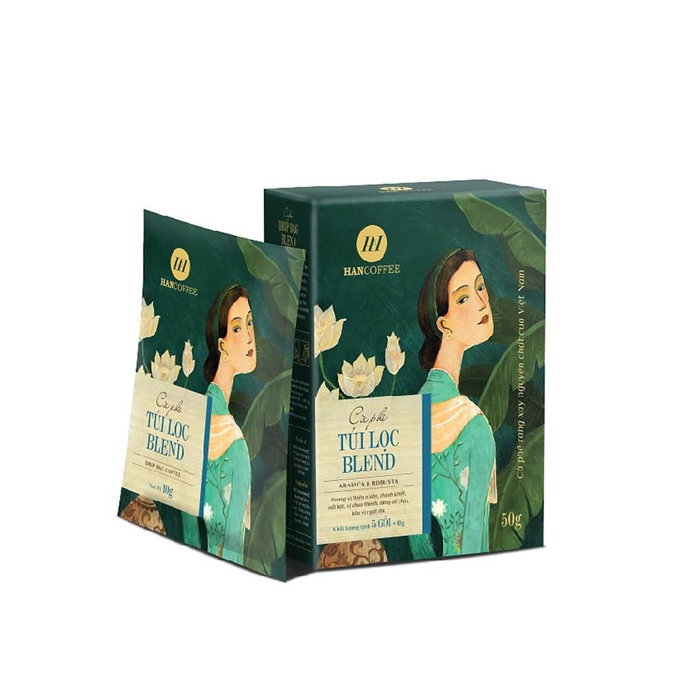 Cà Phê Túi Lọc Blend (5 gói x 10g)