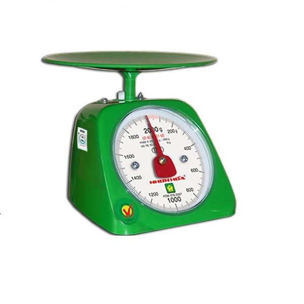 Cân Nhựa Mặt Đồng Hồ Nhơn Hòa (2kg)