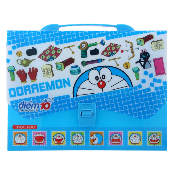 Cặp Học Thêm Điểm 10 Doraemon TP-DF01/DO