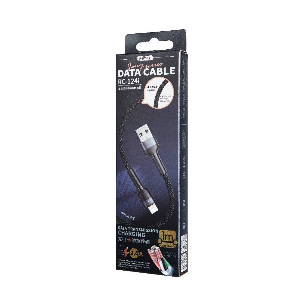 Cáp sạc REMAX RC-124i (IPHONE)