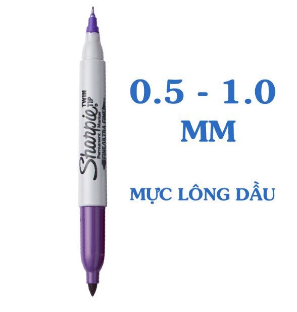  Bút lông dầu SHARPIE TWIN tím 1799117 