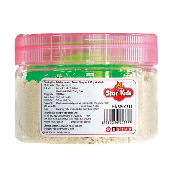 Cát Động Lực STAR KIDS K-311 (250g) - Màu Tự Nhiên