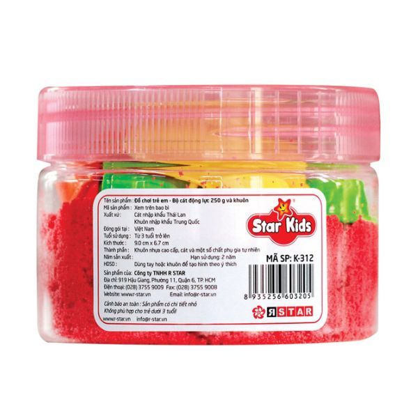 Cát Động Lực STAR KIDS K-312 (250g) - Đỏ