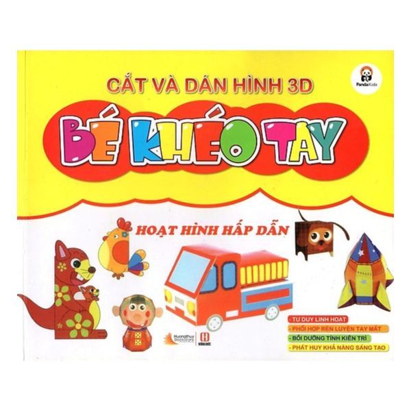 Cắt Và Dán Hình 3D - Bé Khéo Tay - Hoạt Hình Hấp Dẫn