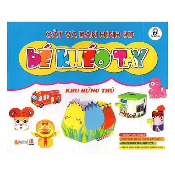 Cắt Và Dán Hình 3D - Bé Khéo Tay - Khu Hứng Thú