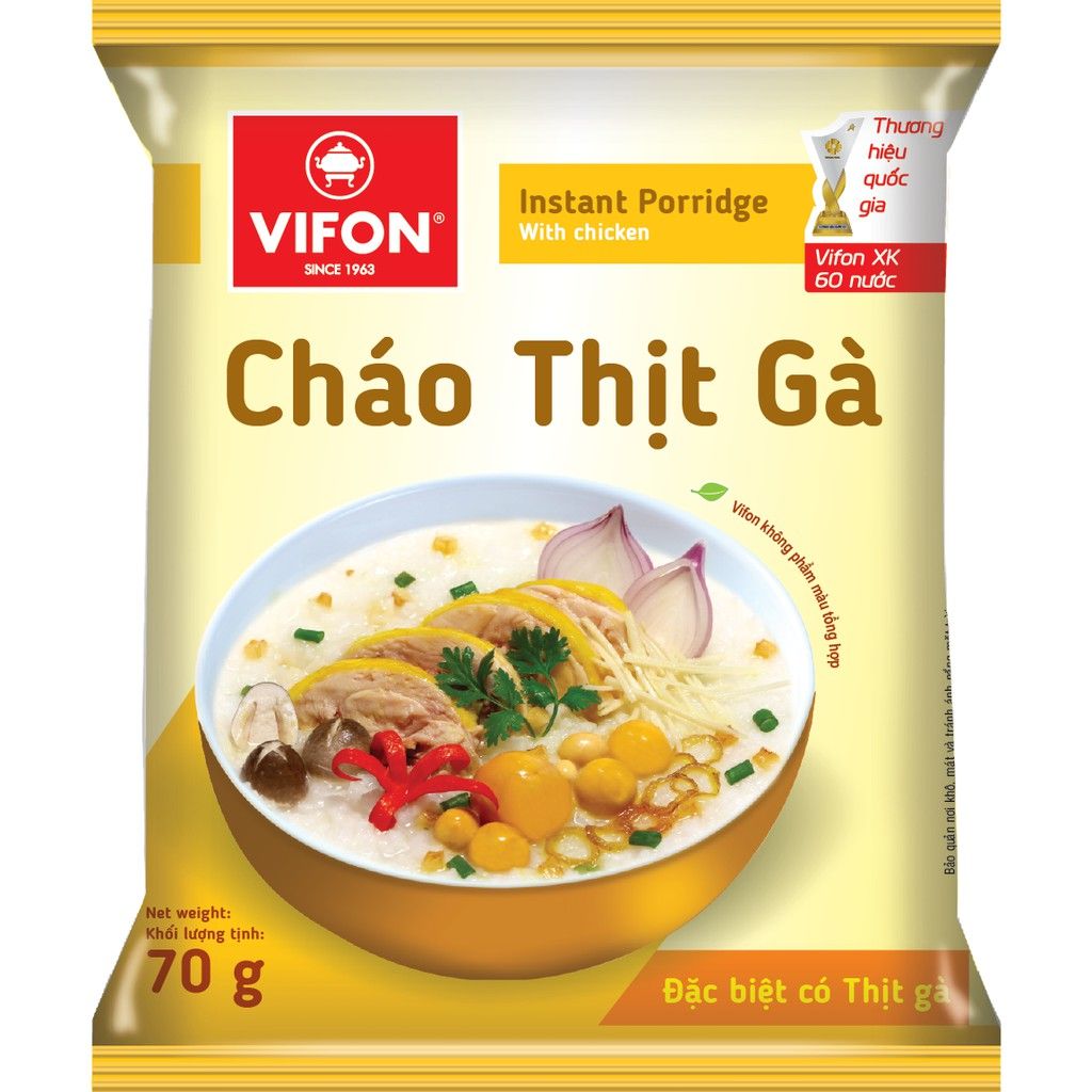 Cháo Thịt Gà Vifon (70g)