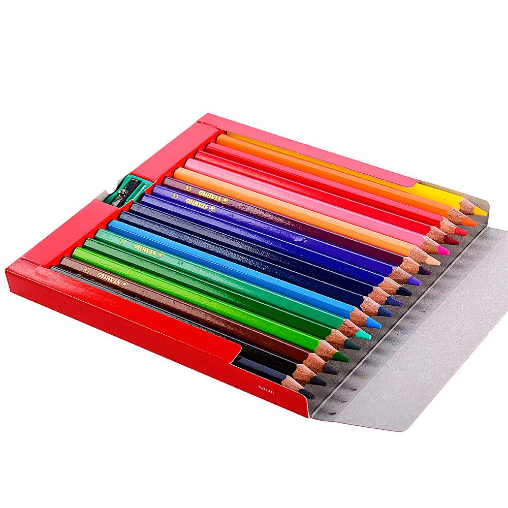 Chì Màu Jumbo 18 Màu - Hộp (CLJ1875-18)(N)