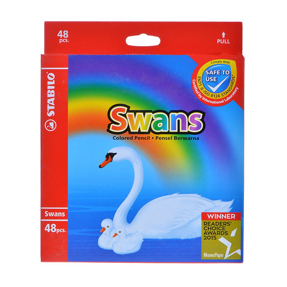 Chì Màu Swans 48 Màu - Hộp (CLS1876-48)(N)