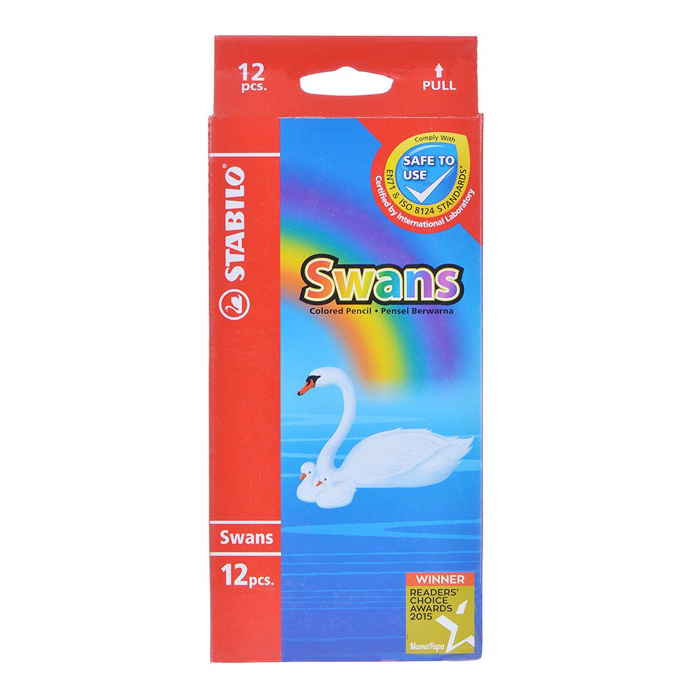 Chì Màu Swans Dài 12 Màu - Hộp (CLS1877L)(N)