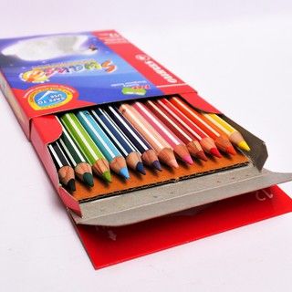 Chì Màu Swans Ngắn 12 Màu - Hộp (CLP1863S)