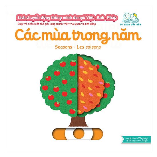 Sách Chuyển Động Thông Minh Đa Ngữ Việt - Anh - Pháp: Các Mùa Trong Năm
